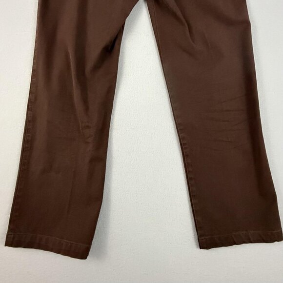 St. John Sport Jeans Women's 10 Brown Straight Leg Five Pocket High Rise - Picture 14 of 15